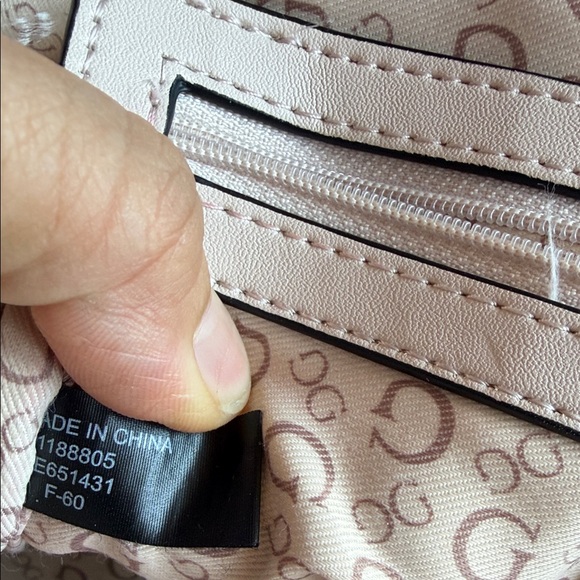 GUESS Cream Faux Leather Backpack - Picture 9 of 12